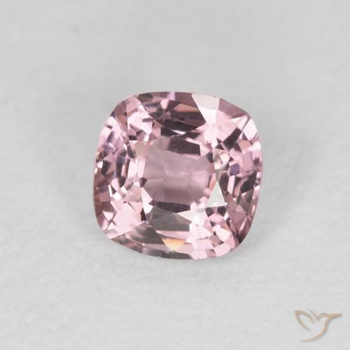 Espinélio Luz roxa Natural 1.10ct, Almofada, VS