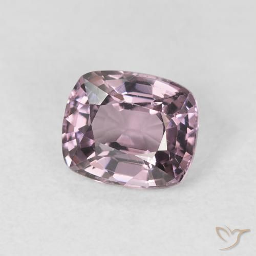 Espinélio Roxo rosado Natural 1.29ct, Almofada, VS