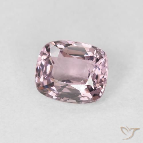 Espinélio Roxo rosado Natural 1.00ct, Almofada, VS