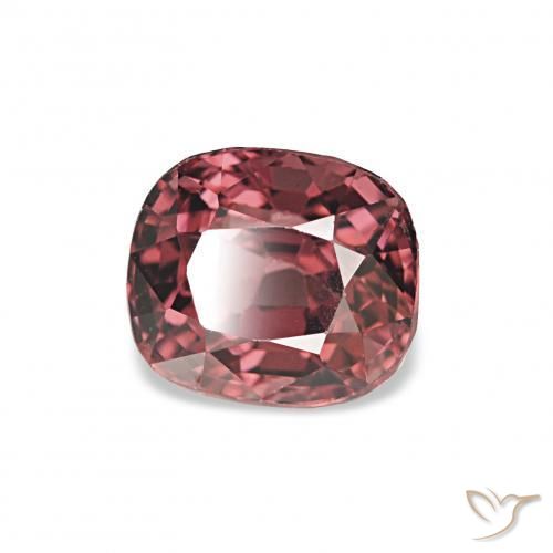 Espinélio tom vermelho escarlate Natural 1.09ct, Almofada, VS