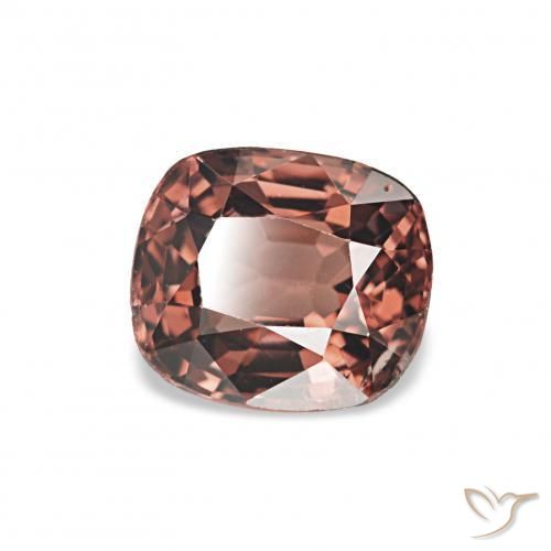Espinélio Vermelho escuro Natural 0.96ct, Almofada, VS