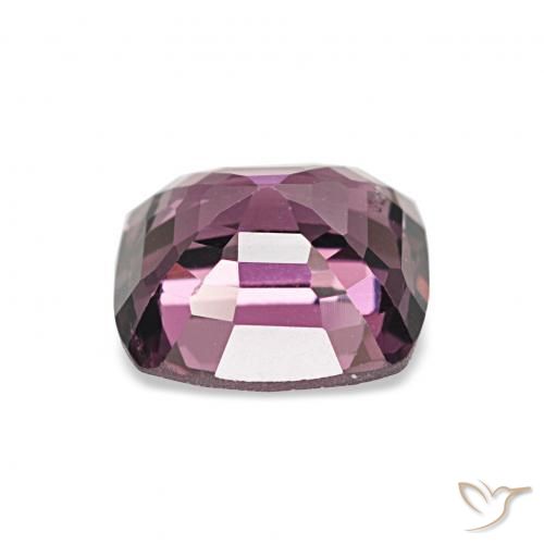 Espinélio roxo avermelhado Natural 1.58ct, Almofada, VVS-VS