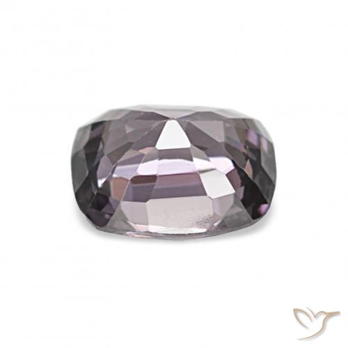 Espinélio Purplish Grey Natural 1.17ct, Almofada, VVS-VS