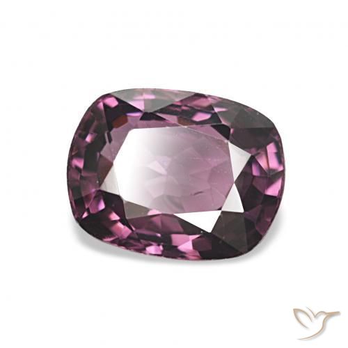 Espinélio roxo médio Natural 1.43ct, Almofada, VVS-VS