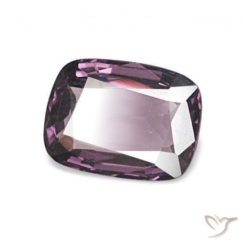 Espinélio Boysenberry Roxo Natural 1.35ct, Almofada, VVS-VS