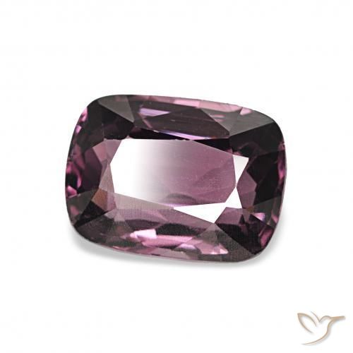 Espinélio roxo avermelhado Natural 1.44ct, Almofada, VVS-VS