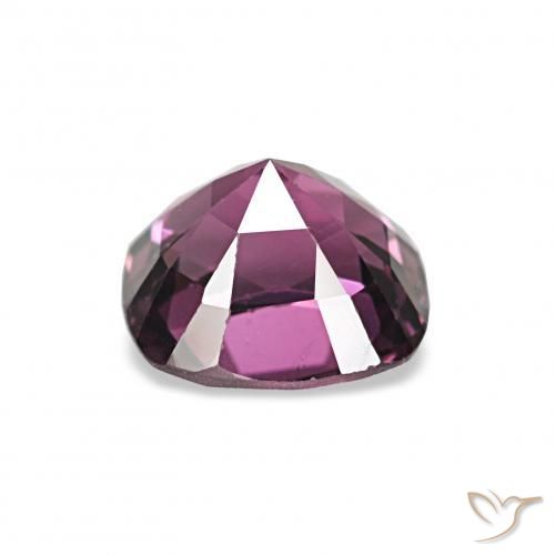 Espinélio roxo avermelhado Natural 1.12ct, Almofada, VVS-VS