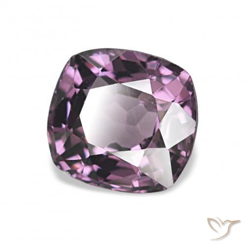 Espinélio roxo médio Natural 1.36ct, Almofada, VVS-VS
