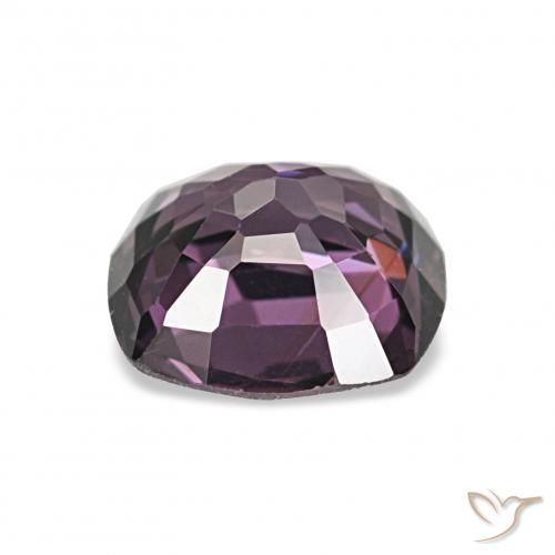 Espinélio roxo médio Natural 1.36ct, Almofada, VVS-VS