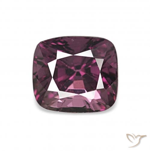 1.38ct Vermelho Roxo Profundo Espinélio, Almofada, VVS