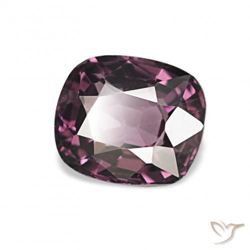 Espinélio roxo médio Natural 1.24ct, Almofada, VVS