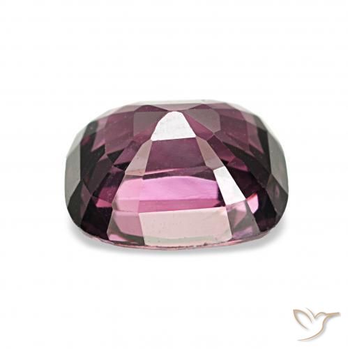 Espinélio Vermelho Roxo Profundo Natural 1.58ct, Almofada, VVS