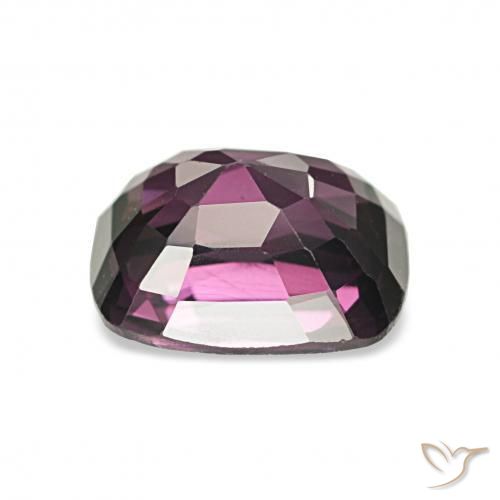 Espinélio Roxo profundo Natural 1.69ct, Almofada, VVS