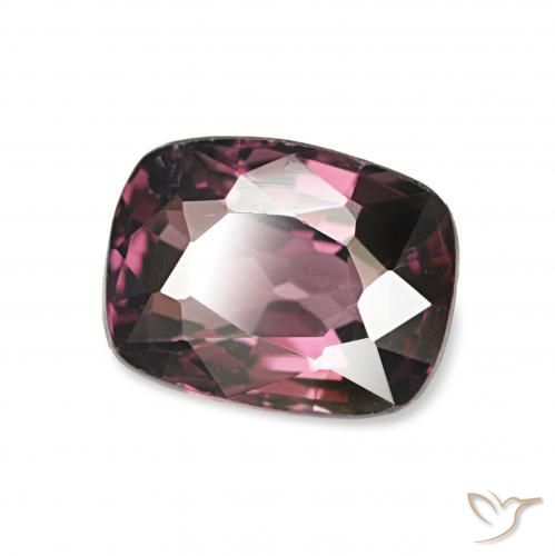 Espinélio Roxo escuro Natural 1.28ct, Almofada, VVS