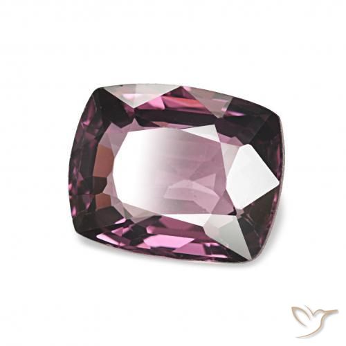 Espinélio Roxo profundo Natural 1.51ct, Almofada, VVS