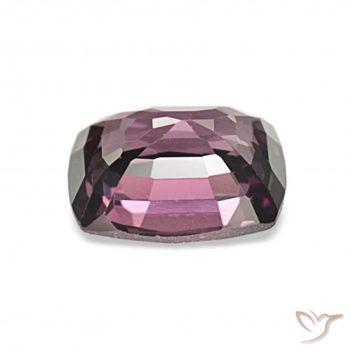 Espinélio Roxo profundo Natural 1.51ct, Almofada, VVS
