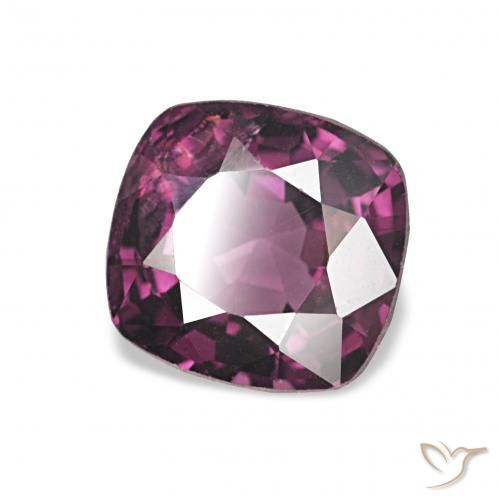Espinélio framboesa vermelha Natural 1.49ct, Almofada, VS