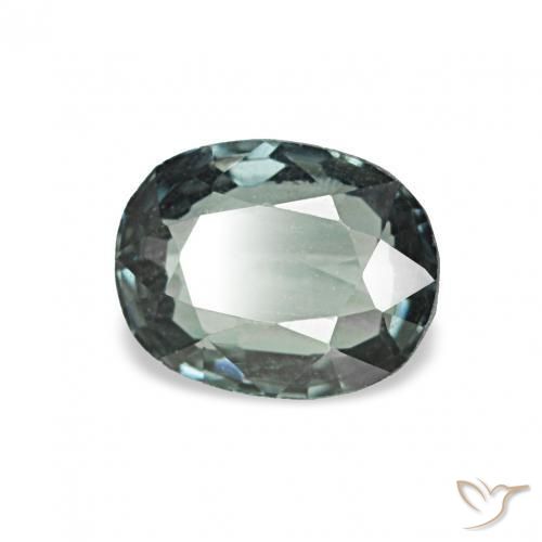 Espinélio Blue-Green Silver Natural 0.58ct, Almofada, VVS-VS