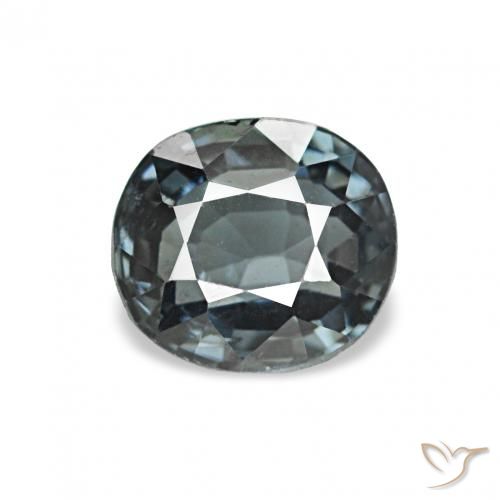 0.71ct Cinza escuro Espinélio, Almofada, VVS-VS