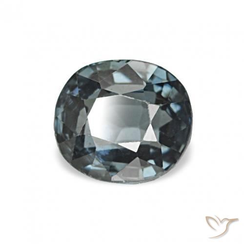 Espinélio Cinza escuro Natural 0.71ct, Almofada, VVS-VS