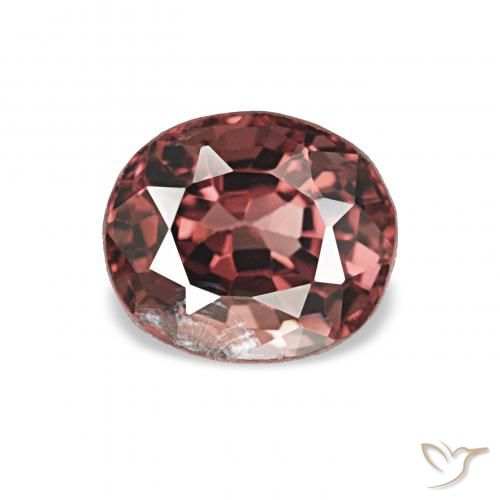 0.80ct Vermelho escuro Espinélio, oval, VS-SI