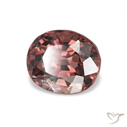 Espinélio Vermelho escuro Natural 0.80ct, oval, VS-SI