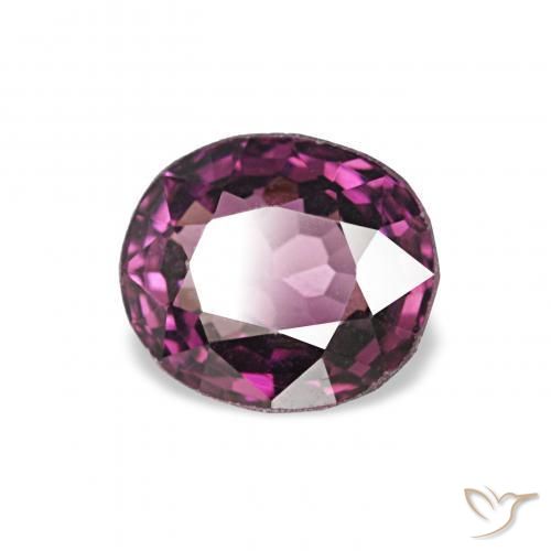 Espinélio Boysenberry Roxo Natural 0.81ct, oval, VVS-VS