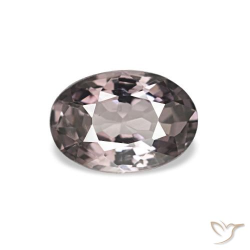 0.57ct Light Greyish Purple Espinélio, oval, VVS-VS