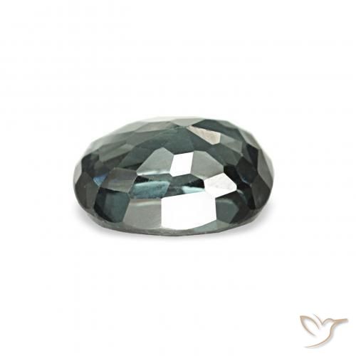 Espinélio Verde médio Natural 0.63ct, Almofada, VVS-VS