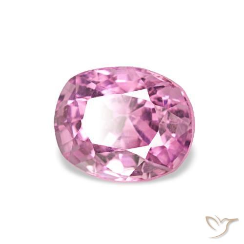 Espinélio Roxo Real Rosa Natural 0.87ct, Almofada, VS