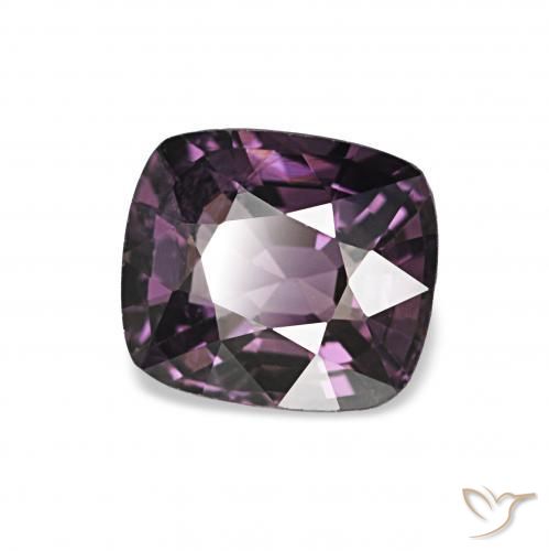 Espinélio Roxo profundo Natural 1.13ct, Almofada, VVS-VS