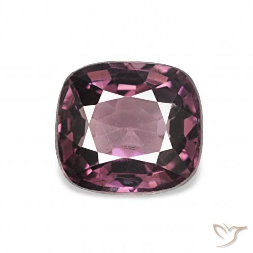 1.25ct vinho roxo Espinélio, Almofada, VVS-VS
