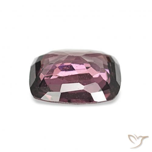Espinélio Roxo escuro Natural 1.24ct, Almofada, VS