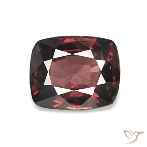 1.49ct Vinho vermelho Espinélio, Almofada, VVS-VS