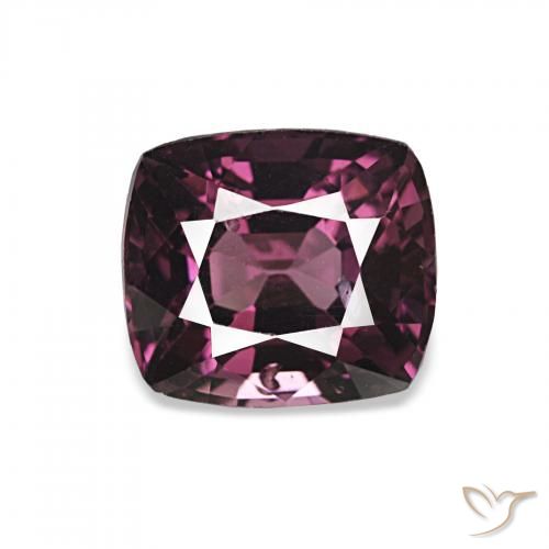 1.76ct Medium Dark-Purple Espinélio, Almofada, VVS-VS