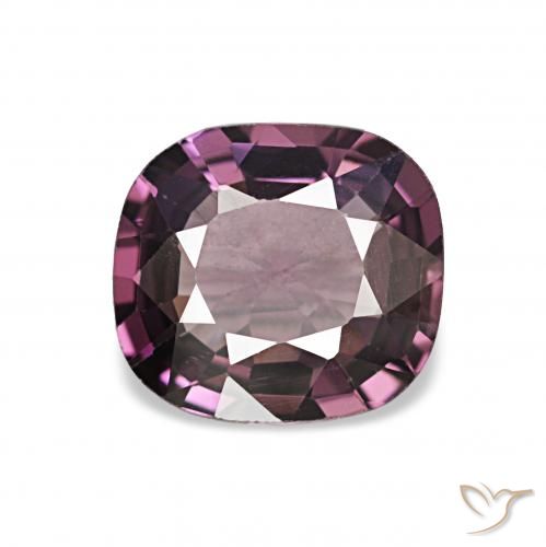Espinélio roxo médio Natural 1.06ct, Almofada, VVS