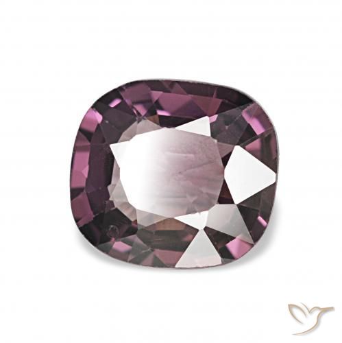 Espinélio roxo médio Natural 1.06ct, Almofada, VVS