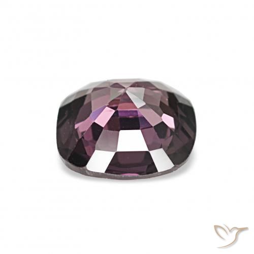 Espinélio roxo médio Natural 1.06ct, Almofada, VVS