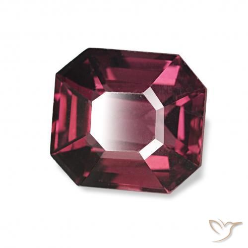 Espinélio Roxo profundo Natural 1.73ct, Corte Octógono / Esmeralda, VVS