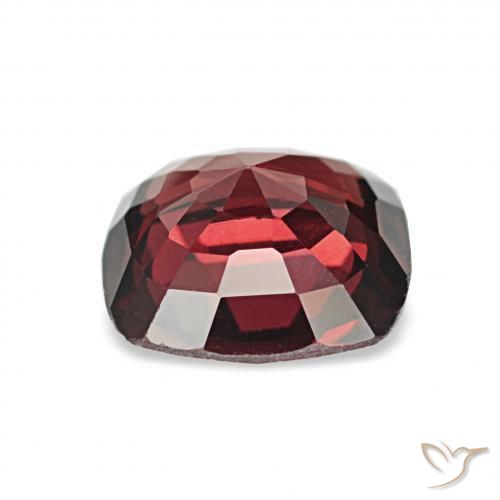 Espinélio Vermelho escuro Natural 0.98ct, Almofada, VVS