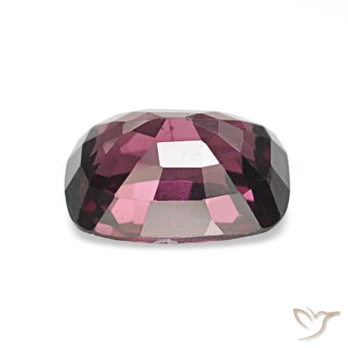 Espinélio Roxo profundo Natural 1.14ct, Almofada, VVS