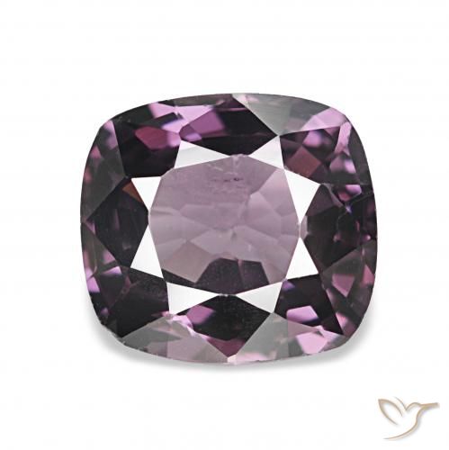 Espinélio Roxo profundo Natural 1.63ct, Almofada, VS