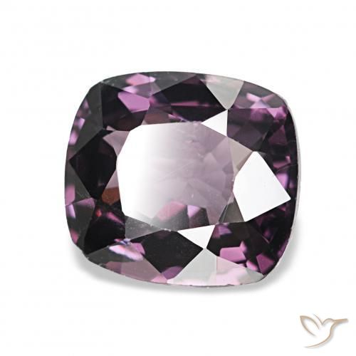 Espinélio Roxo profundo Natural 1.63ct, Almofada, VS