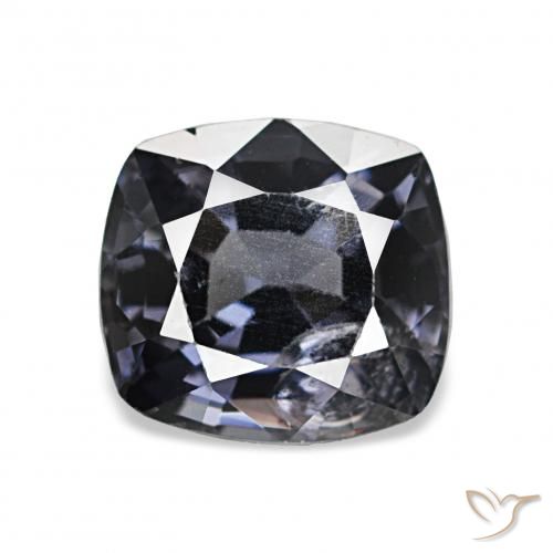 1.57ct Prata escura Espinélio, Almofada, VS