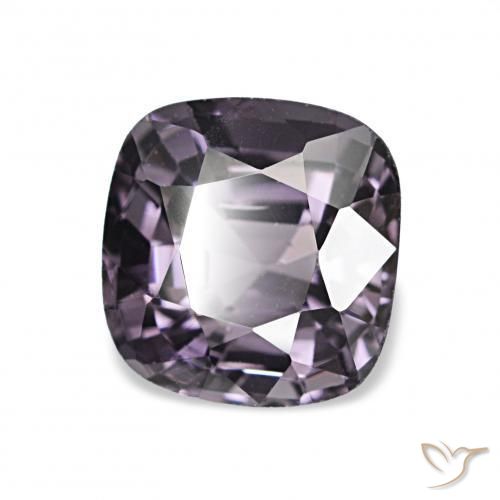 Espinélio Violeta Profundo Natural 1.64ct, Almofada, VS