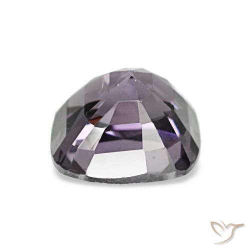 Espinélio Violeta Profundo Natural 1.64ct, Almofada, VS