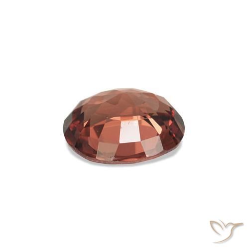 Espinélio Vermelho Rosa Profundo Natural 0.46ct, oval, VVS