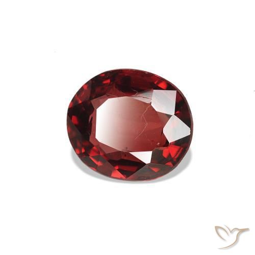 Espinélio vermelho médio Natural 0.57ct, oval, VS