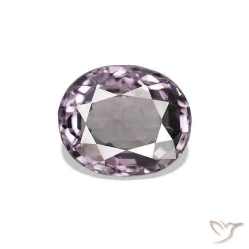 Espinélio Roxo Pálido Rosa Natural 0.74ct, oval, VS
