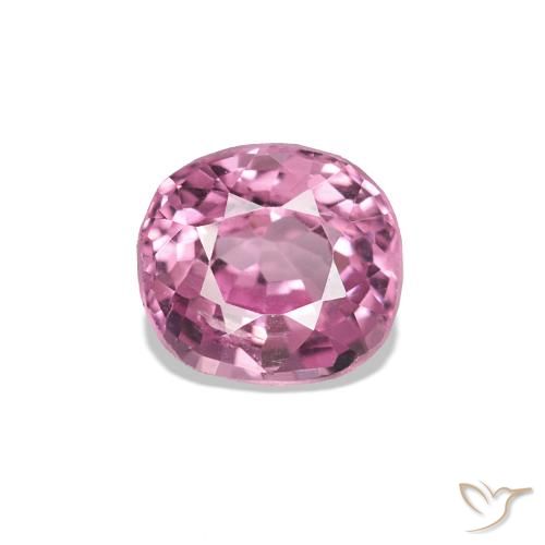 Espinélio rosa médio Natural 0.58ct, Almofada cortada, VS